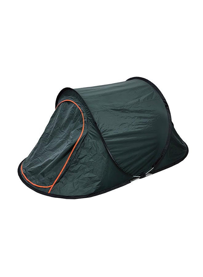 TWT 2-Person Pop-Up Camping Tent Dark Green and Orange 95 x 120 x 220 cm TN2117 - Image 1